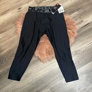 Under Armour Heatgear Black Leggings Size YL